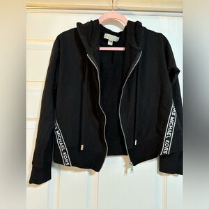 Michael Kors zip up hoodie, black